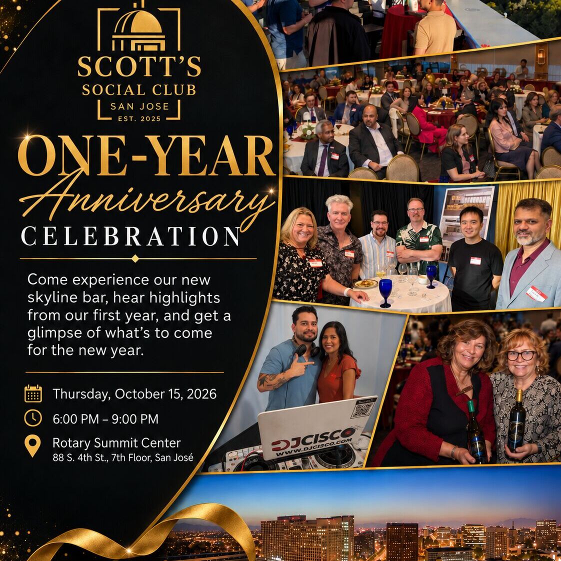 one year anniversary celebration